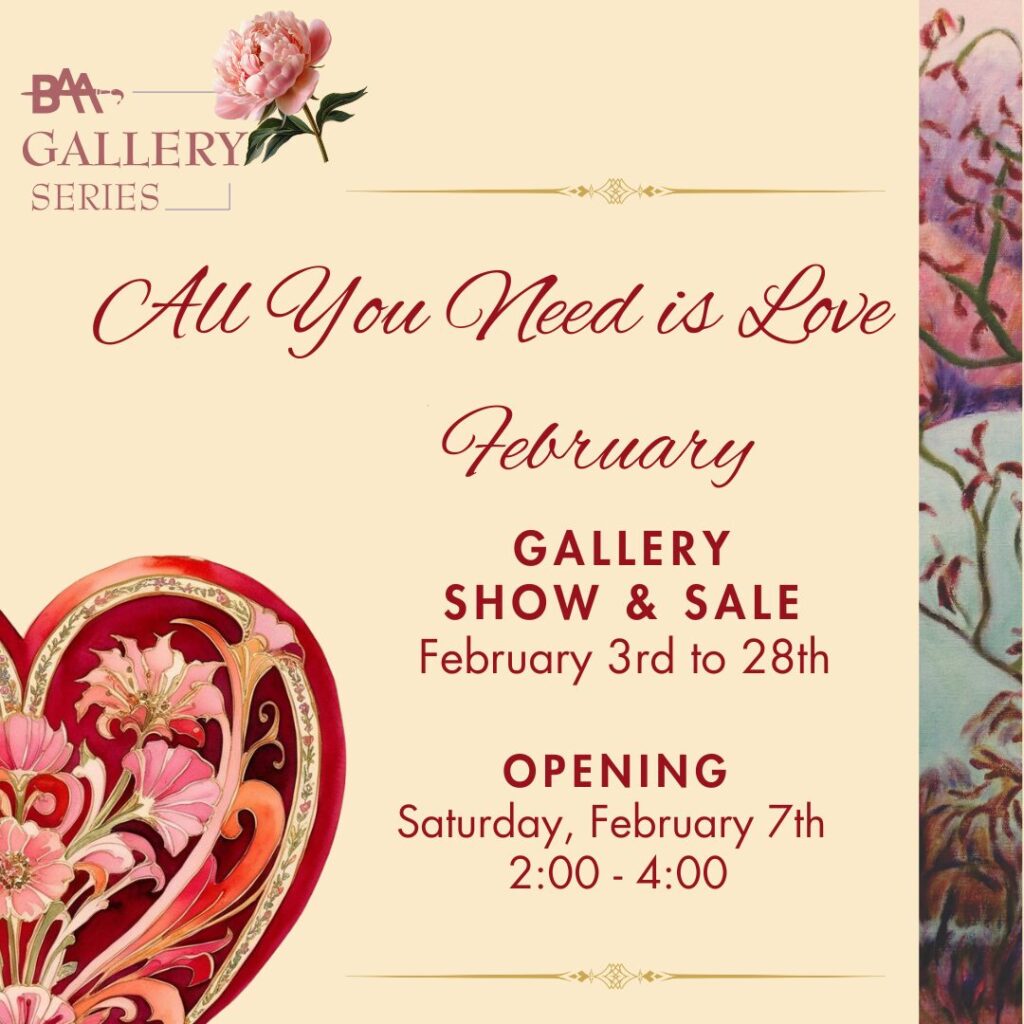 All You Need Is Love gallery show poster