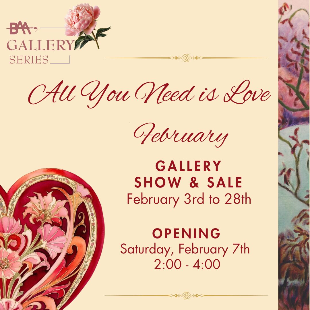 All You Need Is Love gallery show poster